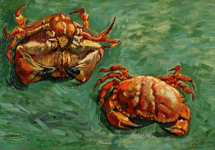 Vincent van Gogh Two Crabs